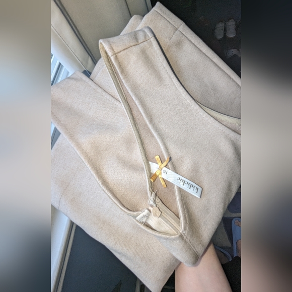 Girls jumper dress KIDI CHIC Size 16 herringbone nice thick soft material - Picture 3 of 6